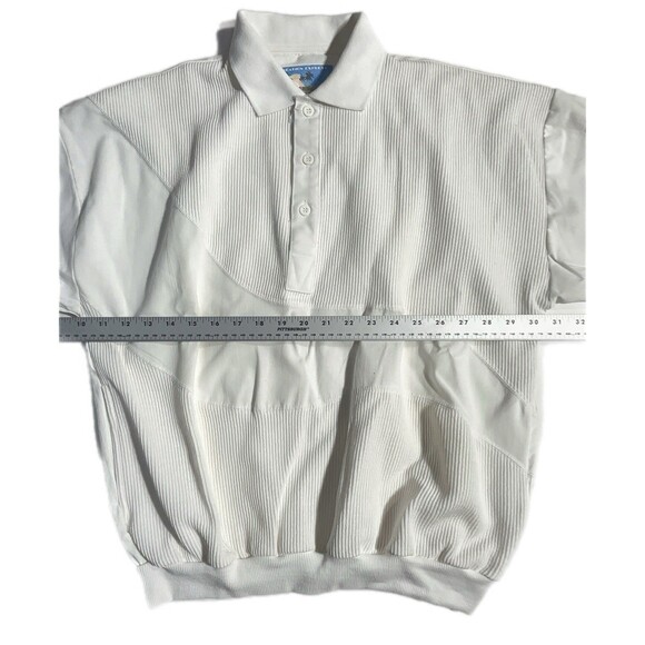 Vacation Express Voyager white  polo shirt with a banded waist Size S - Picture 6 of 8